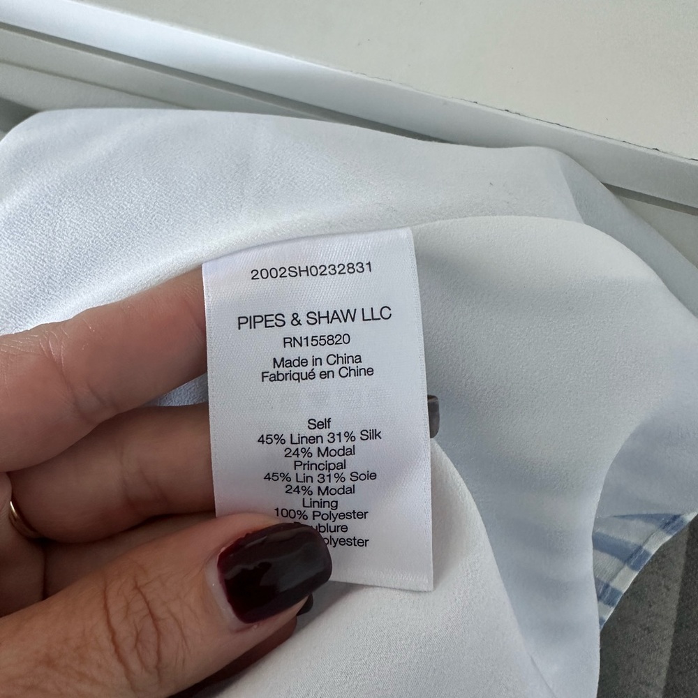 linen and silk Veronica beard dress size 4. The Jenna dress - Picture 8 of 10